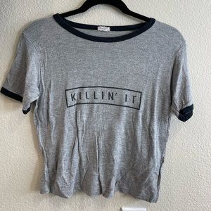 Brandy Melville “Killin it” T shirt